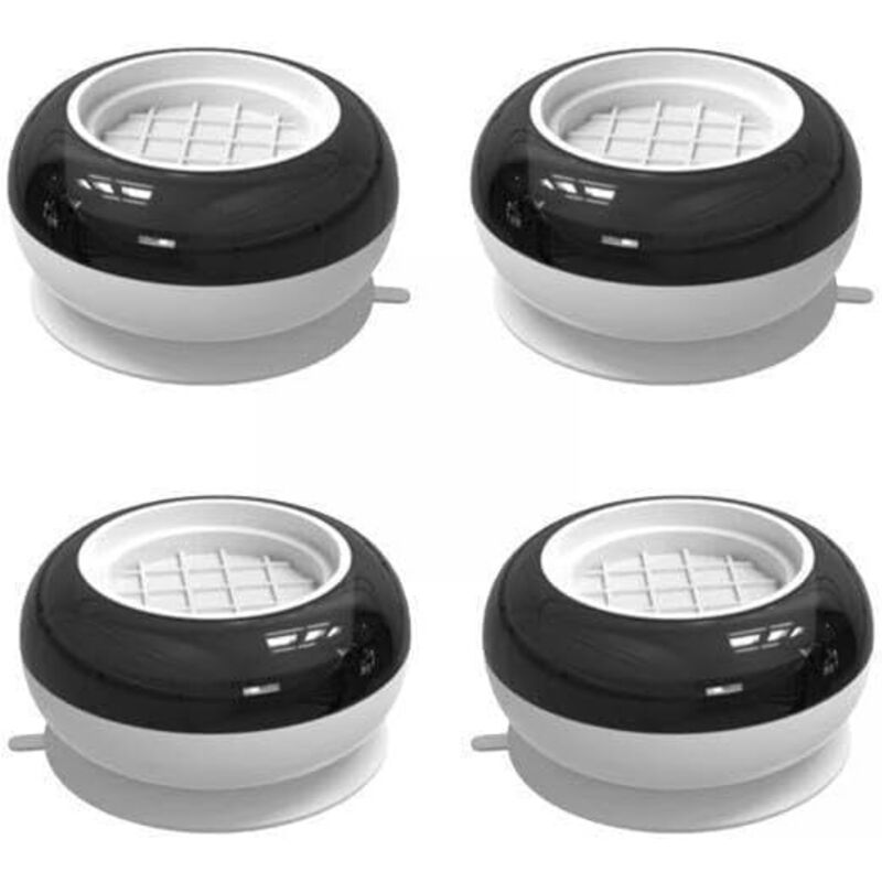 Csparkv - 4x Waschmaschinen-Sockel-Fußpolster, Universal-Waschmaschinen-Fußpolster, Anti-Vibrations-Pads, geräuschlos, dick, Anti-Vibration