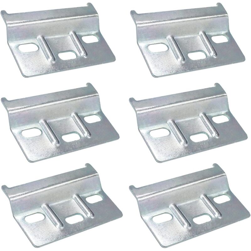 6 Stück Aufhängeschiene, Befestigungsplatte, Stütze, Schränke, Möbel, Hängeschiene für Möbel, 60 mm, Küchenschrank, Schränke, Möbel, Kleiderschrank
