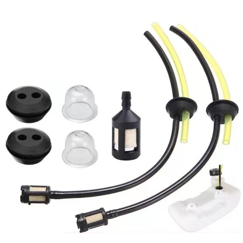 7 Stück Motorsense Kraftstoffschlauch Teile Motorsense Zubehör Abgenommener Kraftstofffilter für Heckenschere Kantenschneider - Csparkv