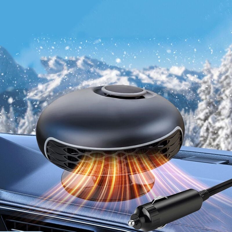 Csparkv - Auto-Heizung, 12 v, 150 w, Auto-Heizlüfter, Auto-Heizung, 2-in-1 tragbarer Auto-Heizlüfter mit Zigarettenanzünder-Buchse