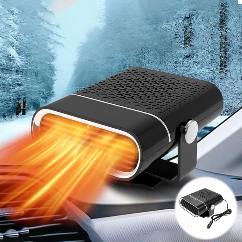 Auto-Heizung, 150 w Auto-Windschutzscheiben-Entfroster, Auto-Entfroster, Auto-Heizungs-Entfroster mit 360°-Schwenkung, Heizlüfter für Auto, tragbare