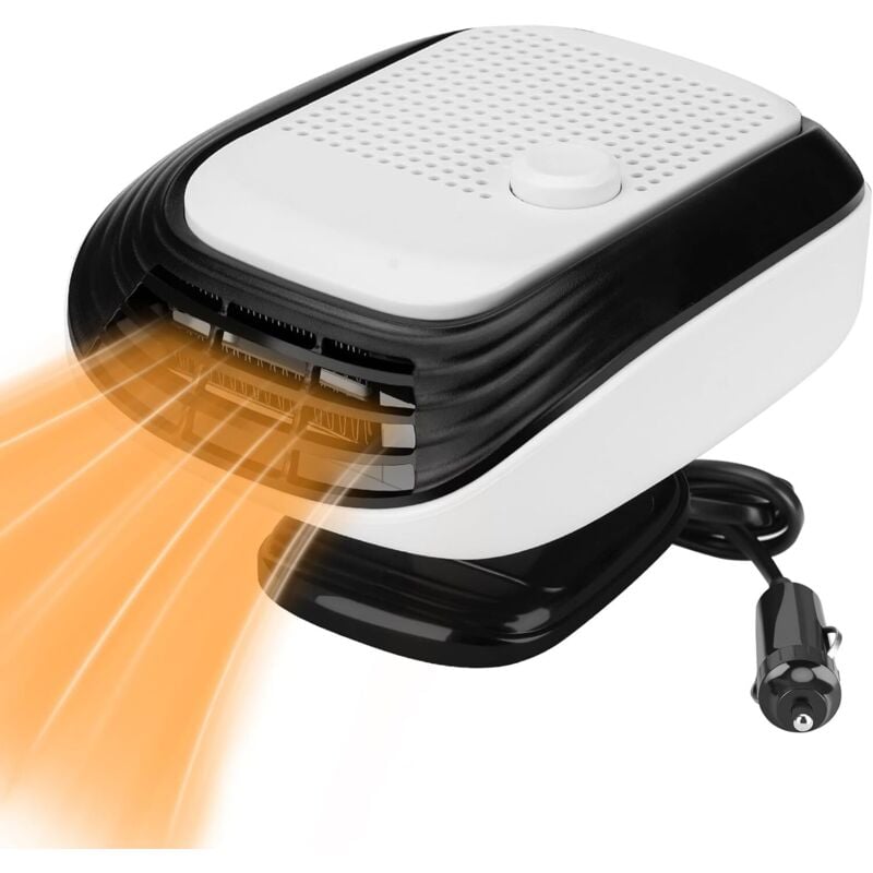Csparkv - Auto-Heizung, 24 v, 150 w, Auto-Heizlüfter, 2-in-1 tragbarer Auto-Heizlüfter für Auto mit 360 drehbarer Basis