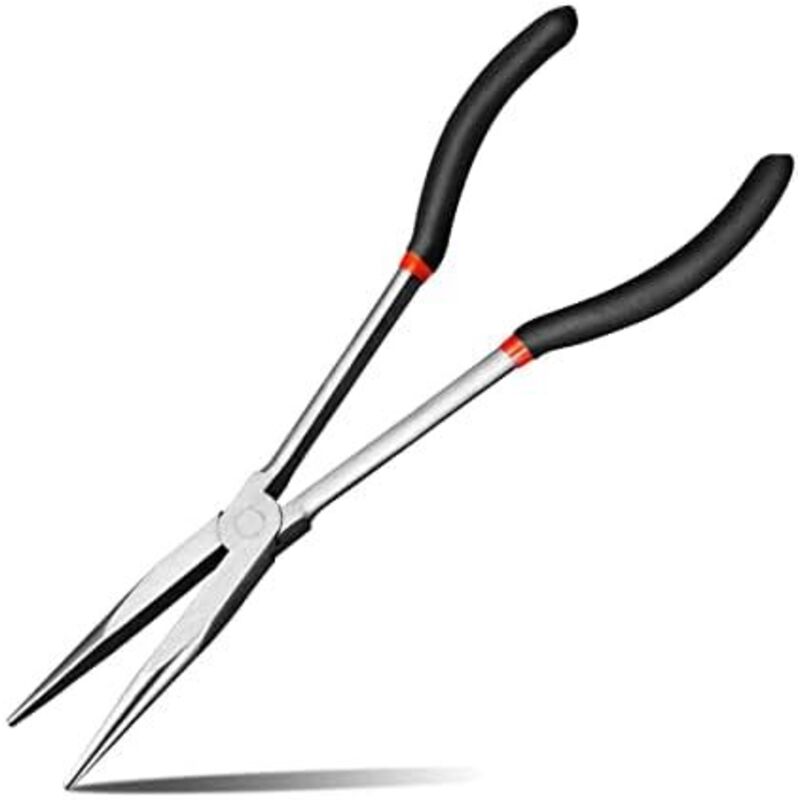Extra lange, spitze, gerade Zange – Professionelles Zangen-Werkzeugset zum Angeln für Heimwerker, handgefertigte Reparaturen, den Heimgebrauch, enge