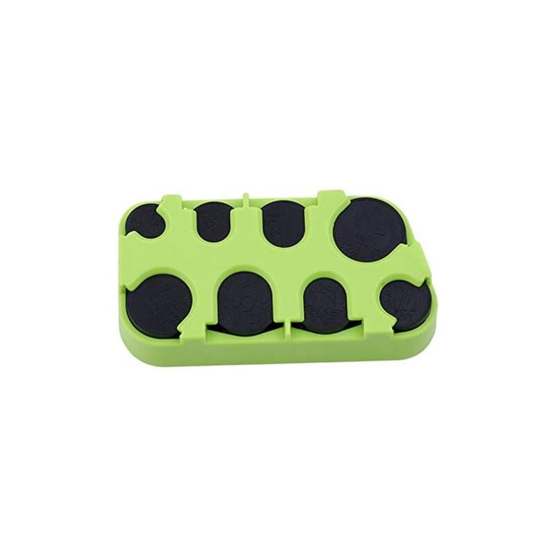 Csparkv - Premium-Aufbewahrungsbox für Münzen, 10 x 5 x 2,5 cm, Mini-Münzspender-Organizer, hält Ihre Kleidung ordentlich, grün