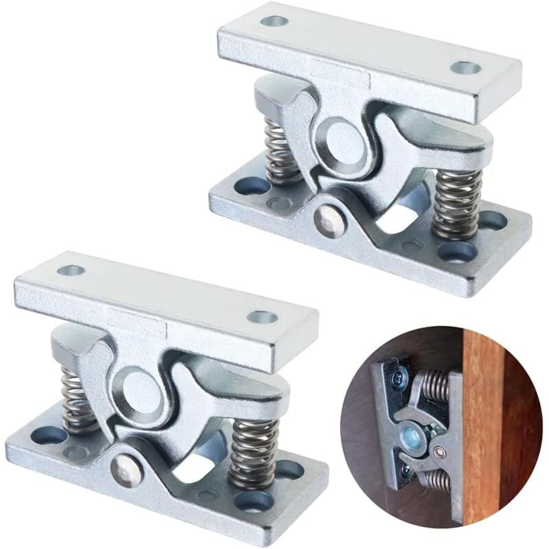 Türhalterung aus Zinklegierung, robuste Türhalterung mit Feder für Wohnmobile, Wohnwagen, Boote und mehr – Außentürhalterung und wandmontierte