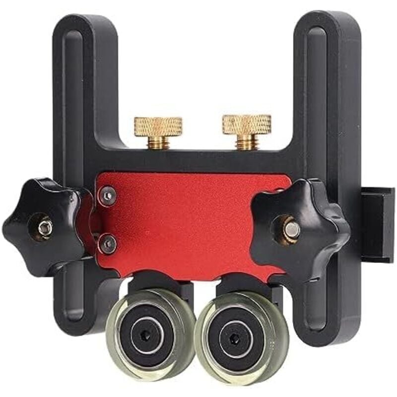 Verstellbares Gleitrollen-Federbrett für Oberfräse, Tischkreissäge, Oberfräsentische und Bandsägen, Holzbearbeitungswerkzeuge und Sicherheitszubehör