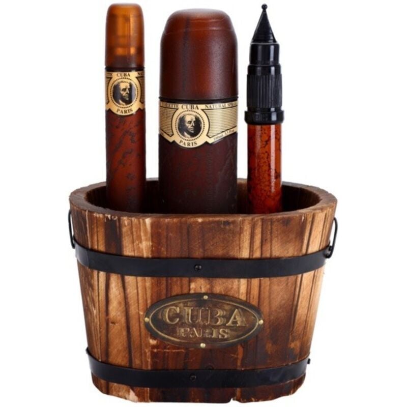 CUBA Gold Set für Herren Cuba Gold Eau de Toilette 100 ml + Cuba Gold Eau de Toilette 35 ml + Cuba Gold Eau de Toilette 15 ml