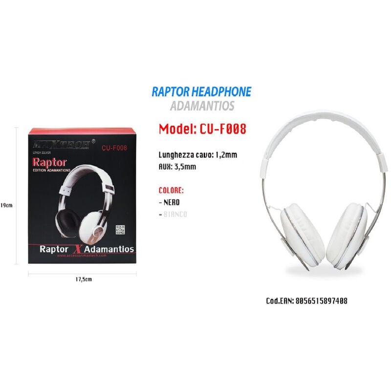 Maxtech - Trade Shop - microfone cuffs mit ports 3.5MM pc computer mac notebook MP3 CU-F008 -