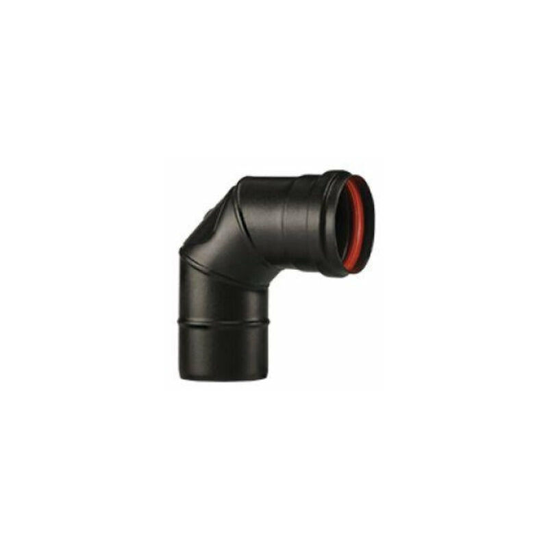 Curva -Ellbogen 90 ° für Rauchrohr Pelletofen - 8cm