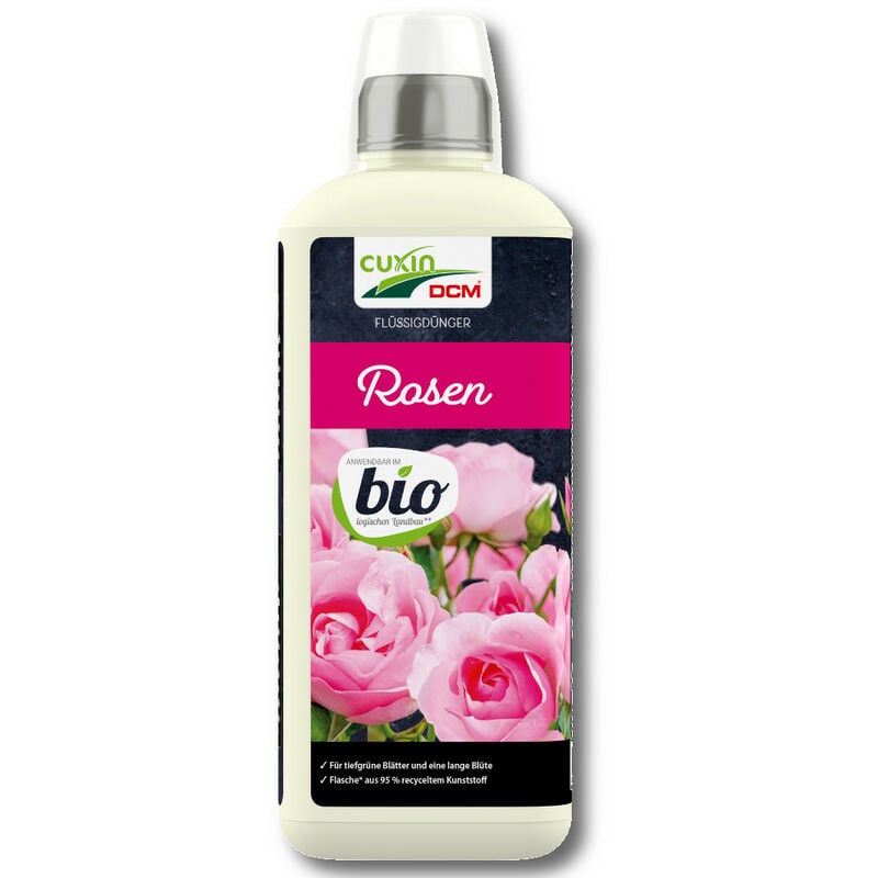 Cuxin - Flüssigdünger für Rosen 800 ml Rosendünger Blumendünger Beetdünger