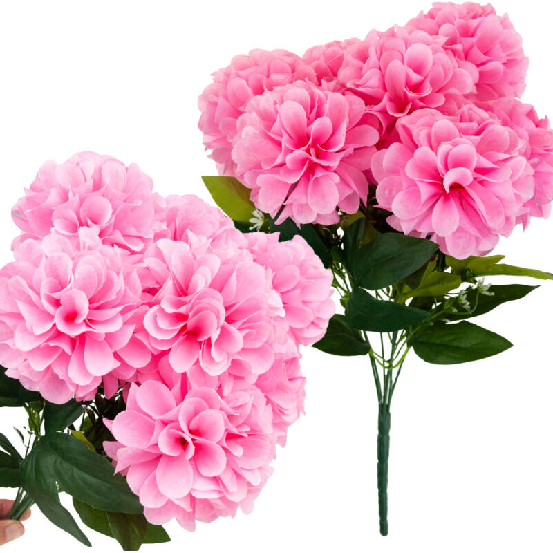 Cv31148-3 Dahlias-Strauss Aus Künstlichen Dahlien Dahlie In Einem Strauss Aus Rosa Blüten, Schön Wie Das Leben