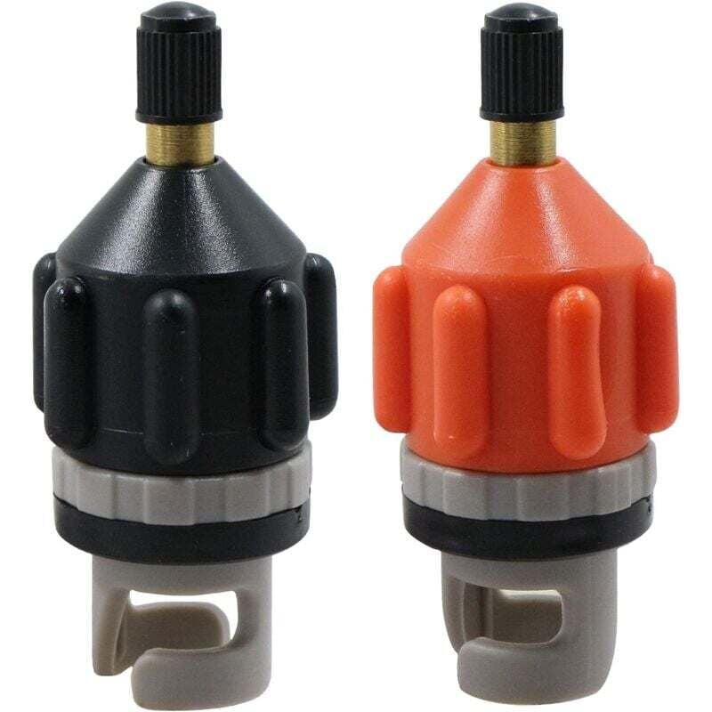 D 2 Set SUP Pumpenadapter - für Kanu, Kajak, Paddel, Schlauchboot, 2 Stück (Schwarz, Orange) FLITI