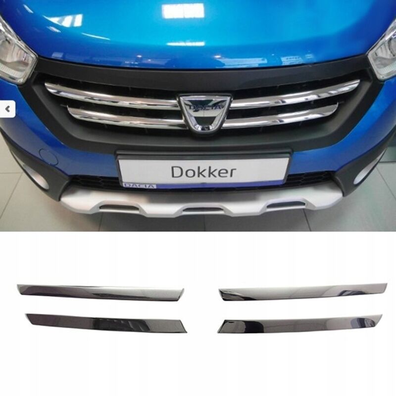 Dacia DOKKER – Tuning-Kühlergrill mit CHROMGRILL-Zierleiste