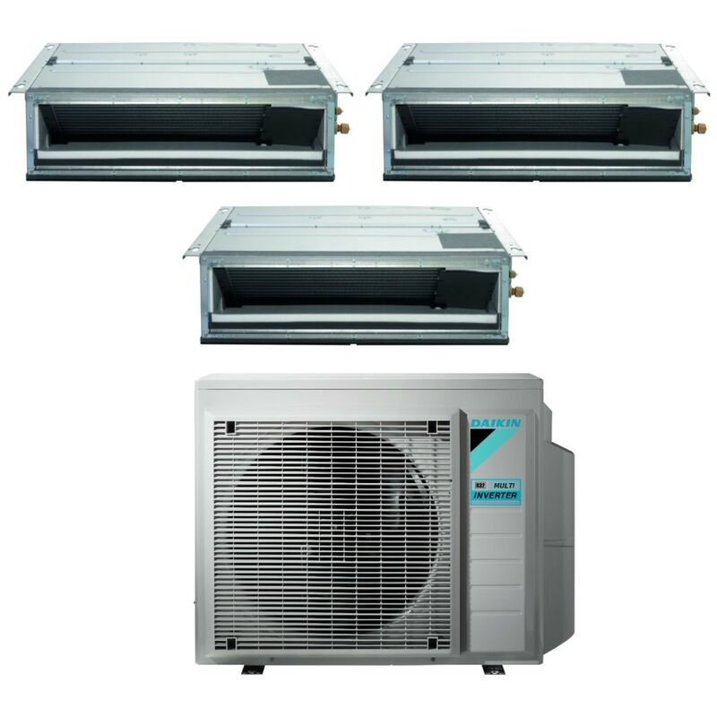 Daikin - Bluevolution Trial Split Ducted Inverter Klimagerät Serie FDXM-F9 9+9+9 mit 3MXM68N R-32 Wi-Fi Optional 9000+9000 - Italienische Garantie