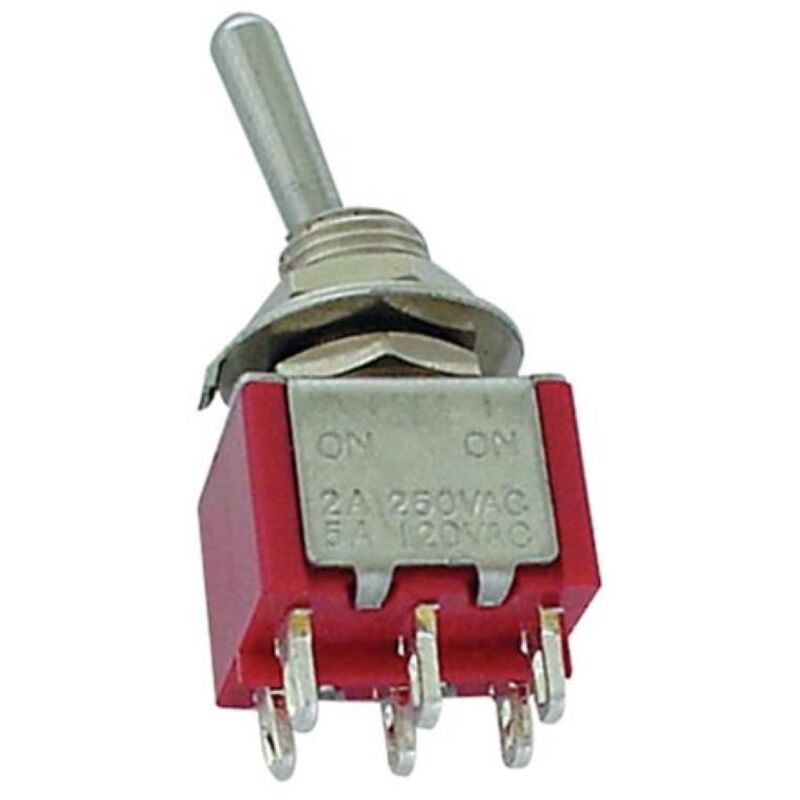 Kippschalter - Vertikal Dpdt Ein-Aus-Ein