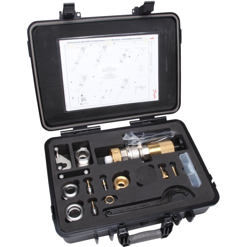 Danfoss Demontageblock für Ventileinsätze RA2000, RAV(L), ohne Entleerung der Anlage