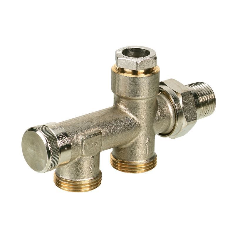 Danfoss Kupplungsgehäuse RA-K Heizkörper: R 1/2', Anlage: G 3/4' AG