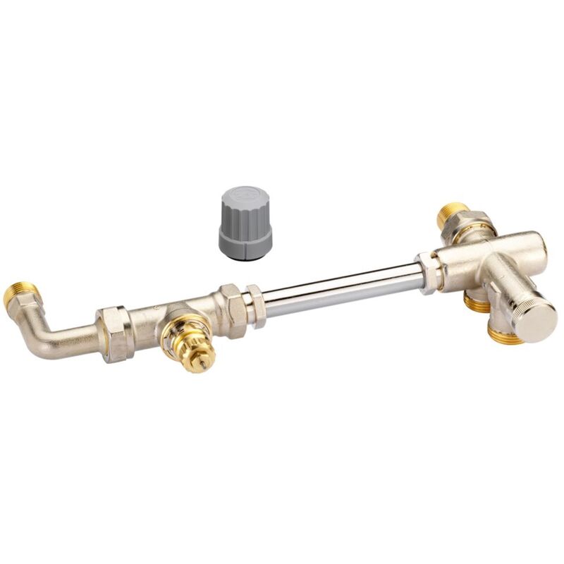 Danfoss - Steigrohrventil für 1-Rohranlagen Set ra-kew, Heizkörper r 1/2', Anlage: g 3/4' ag