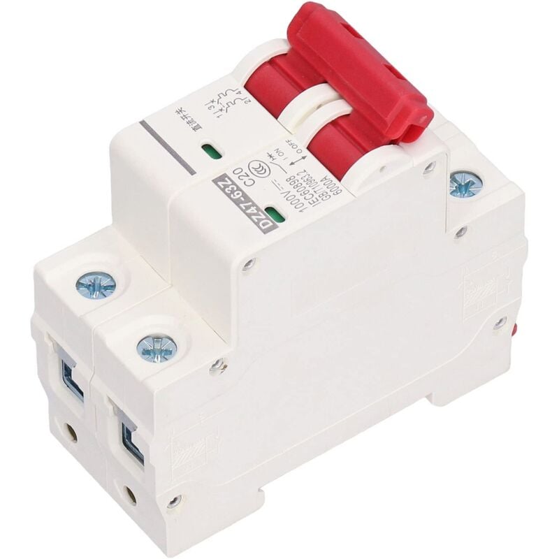 DC-Trennschalter, Miniatur-Niederspannungs-1000V-DIN-Schienen-Leistungsschalter für Photovoltaik-Solaranlagen, Stromversorgungssysteme und