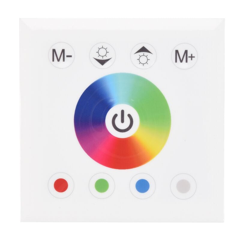 DC12V-24V RGB / RGBW Wandmontierter Touchpanel-Controller Glaspanel-Dimmerschalter-Controller für LED-Streifen Lampe