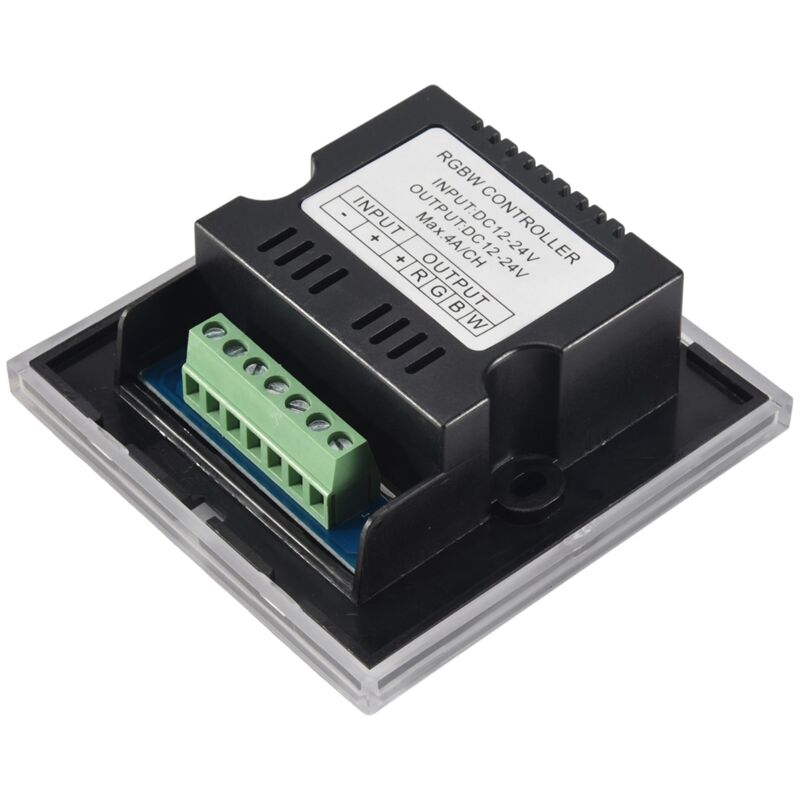 DC12V-24V rgb/rgbw Controller Touch Panel Wand Montiert Glas Panel Dimmer Schalter für led Streifen Schwarze Lampe