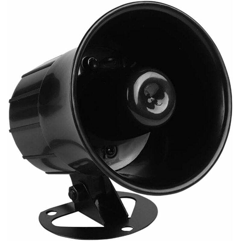 DC12V-Alarmsirene, 110 dB Einbruchalarm, unterstützt Entfernungen von 2,5 Metern oder mehr, geeignet für die Sicherheit im Freien