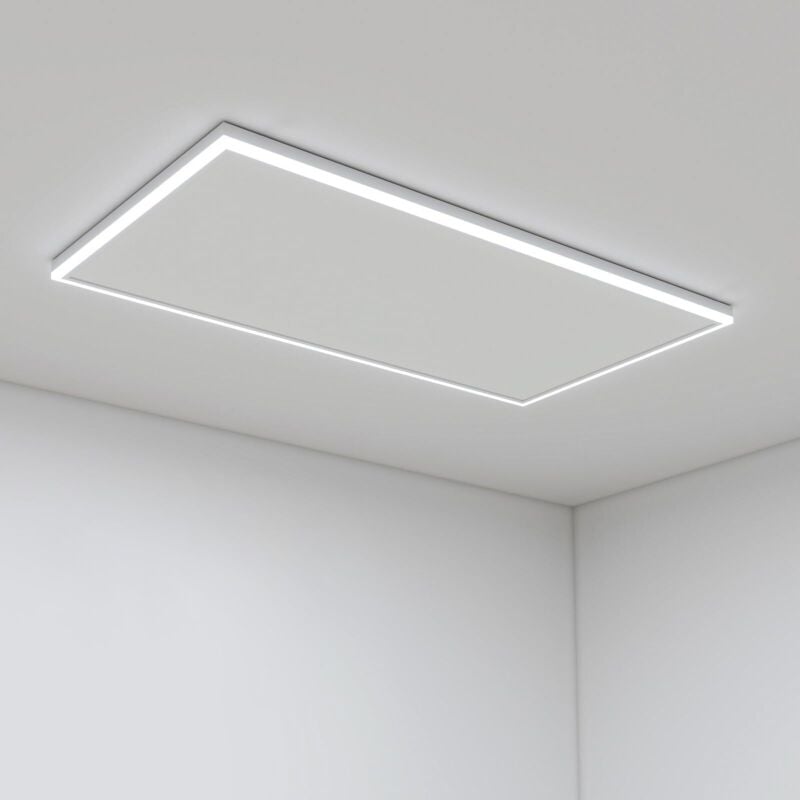 Deckenheizung Infrarot 840 Watt, Infrarotheizung Deckenmontage mit led Beleuchtung, Infrarotheizung Decke mit Thermostat, App Fernbedienung