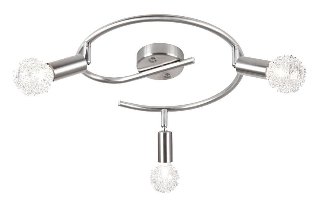 Decken Leuchte Arbeitszimmer Draht Geflecht Kugel Büro Lampe Rondell beweglich Globo 56391-3