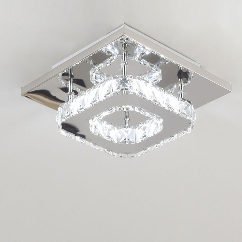 Axhup - Deckenleuchte led Leuchter Deckenlampe Beleuchtung Beleuchtung aus Kristall 20208cm