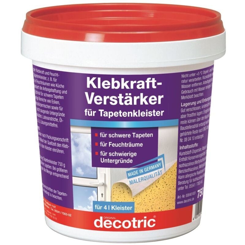 Klebkraft-Verstärker 750 g Kleister - Decotric