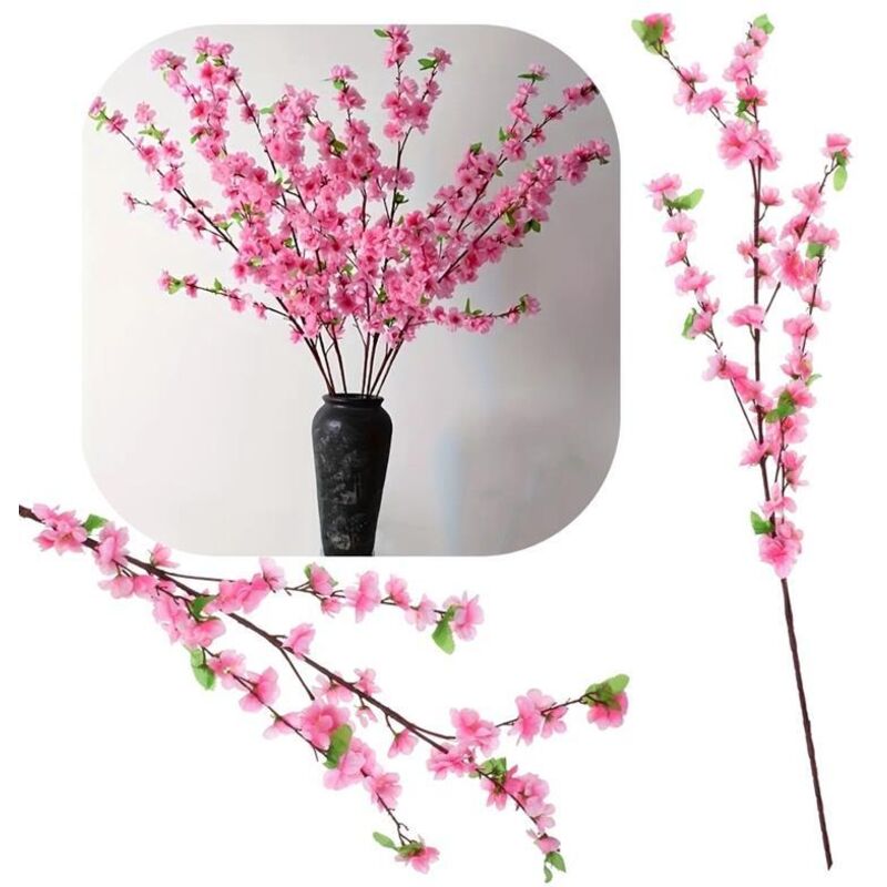 Deko-Kirschblüten-Pfirsichzweig 120 cm Kunstblumen für die Vase