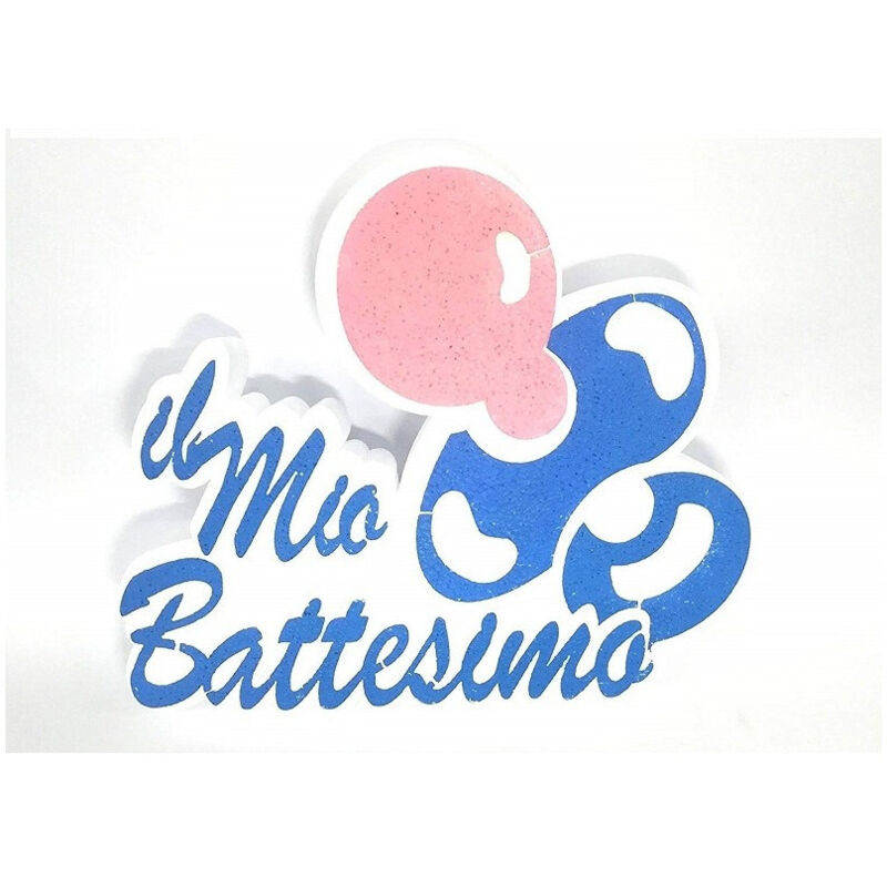 Trade Shop - DEKORATION MEINE TAUFE AUS POLYSTYROL SCHNULLER GEBURT TAUFE SACRAMENTO BLAU -