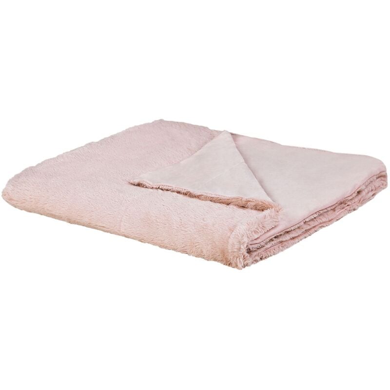 Kuscheldecke GELIK 180 x 200 cm Rosa