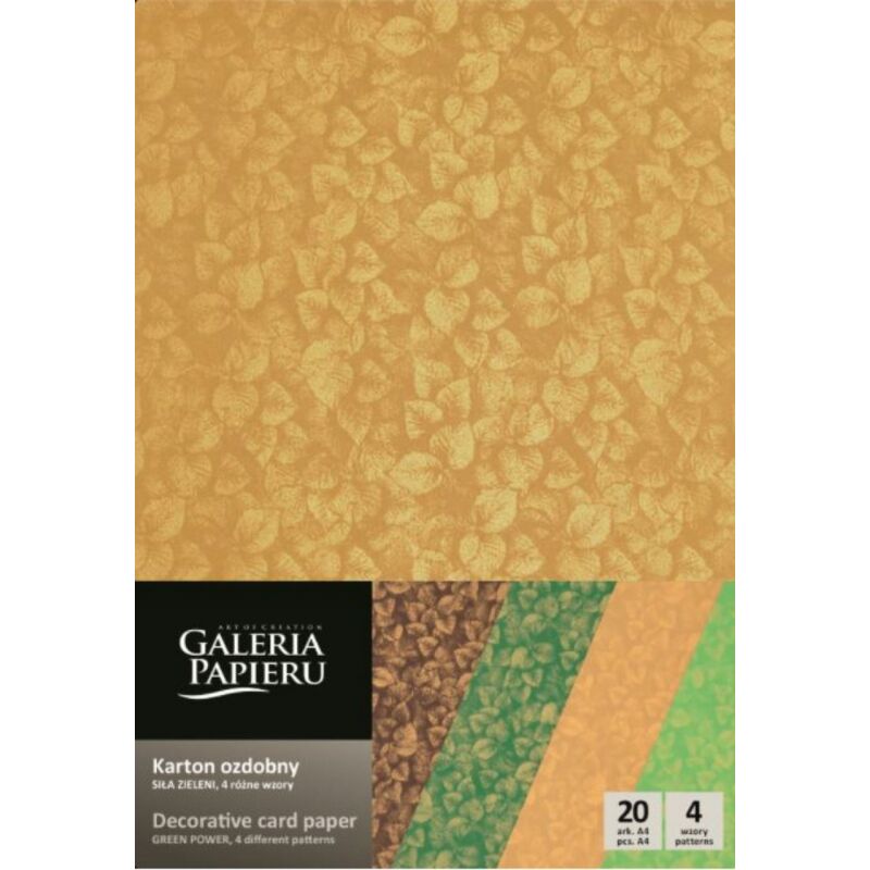 Dekorativer Karton Power Of Green 200g (20) 4192