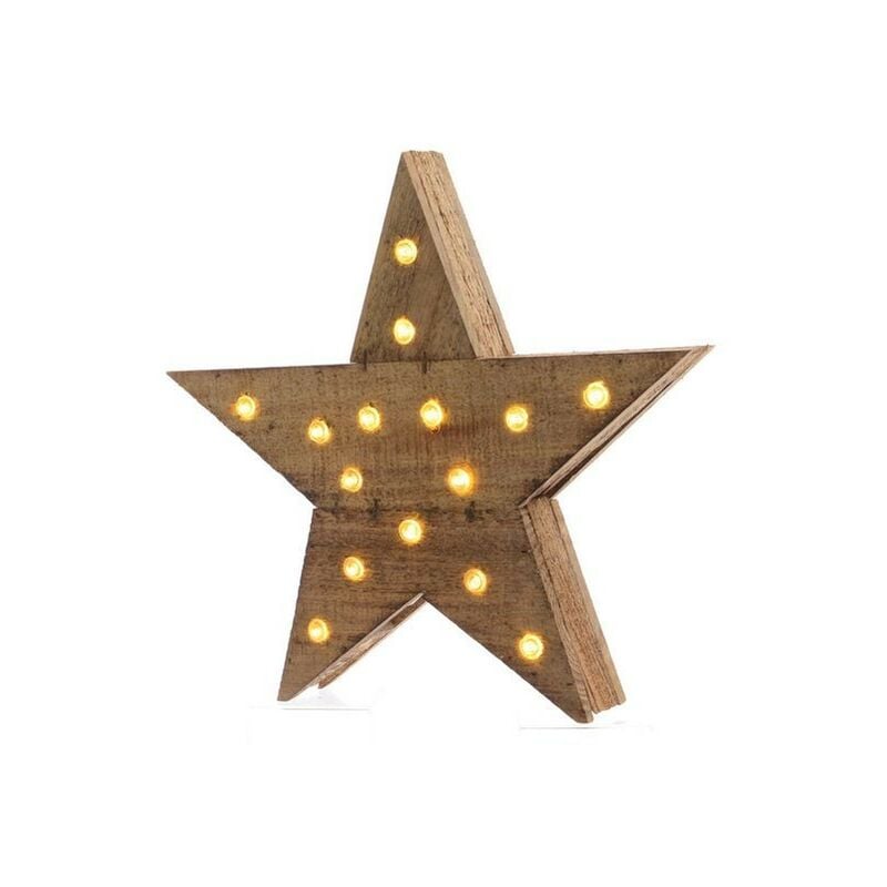 EDM - Leuchtender Weihnachtsstern, weiß, Abmessung 6,5 x 40 x 39 cm, 20 l