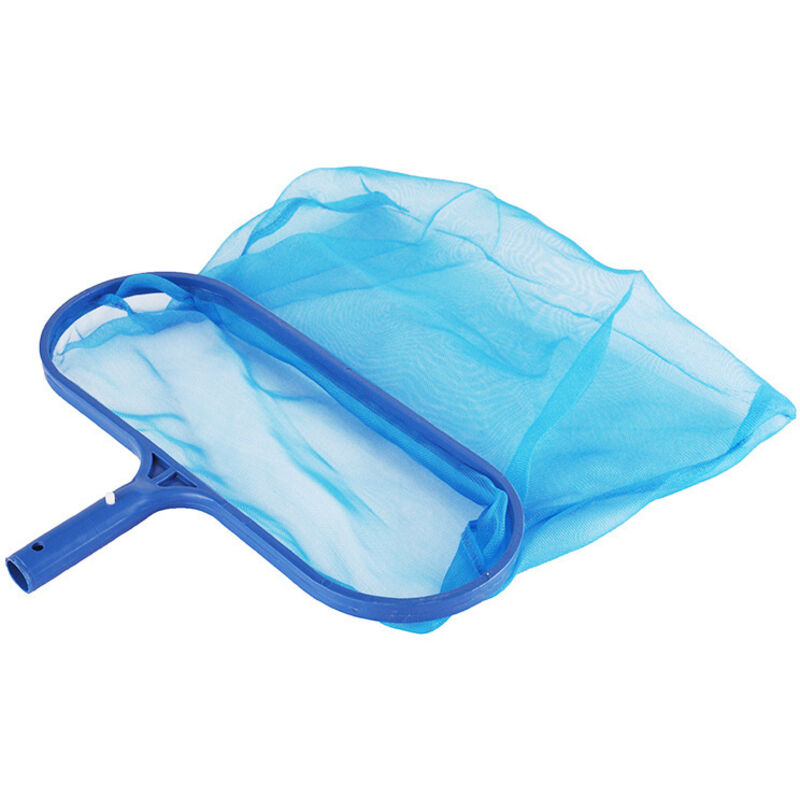 Deluxe Pool-Skimmer-Kescher – mit tiefem, feinmaschigem Netz – extra stabiler Kunststoffrahmen – Pool-Zubehör – für Pool, Teich, Außenbereich