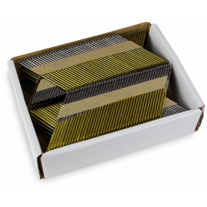 Dema - Stahl Streifennägel 1200 Stk. 34° 2,87x65mm Nägel Klammern für Druckluft Nagler
