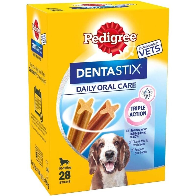 Pedigree - Denta Stix Daily Oral Care mp für mittelgroße Hunde 720 g Snacks