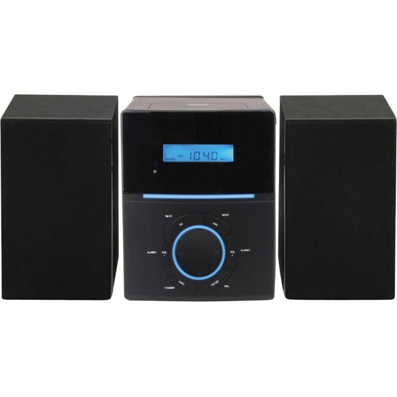 DENVER Mini-Stereoanlage MCA-240, CD-Player, UKW-Radio, schwarz