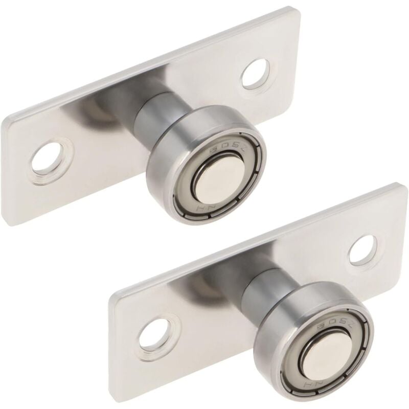 Der Herr der Werkzeuge 2 Stück Schiebetür-Bodenführungsrollen Kugellagerrolle Metall-Schiebetürrollenführung Kugellagerrolle