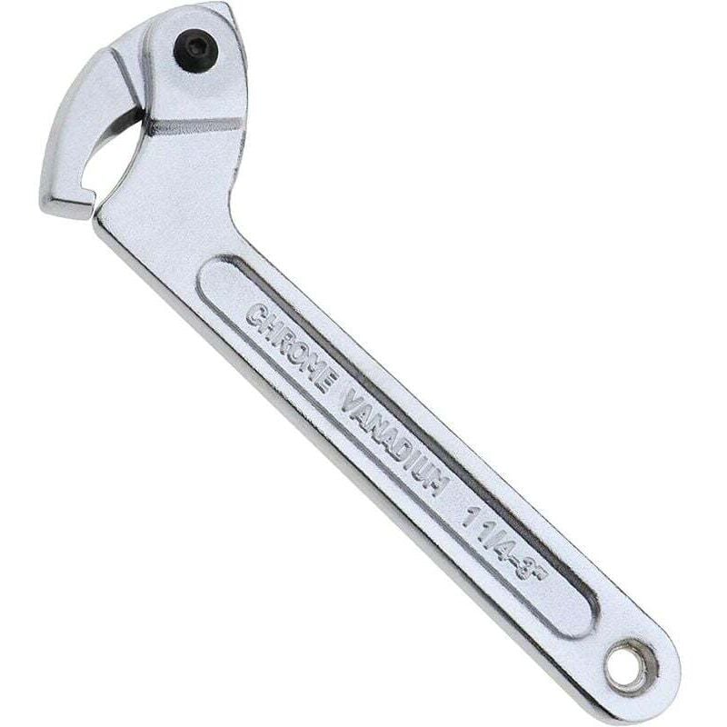 Der Herr der Werkzeuge Haken verstellbarer Schraubenschlüssel C-Form 32–76 mm Chrom-Schwenkwerkzeug C-Schraubenschlüssel