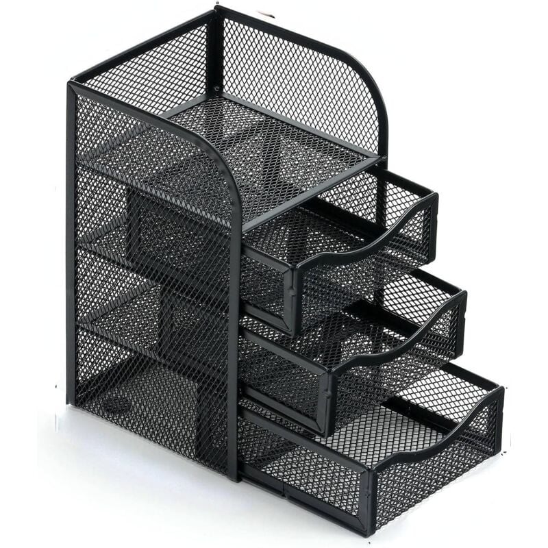 Schreibtisch-Aufbewahrungsbox, Büro, Schule, Zuhause, Alltagsbedarf, schmiedeeiserner Stifthalter