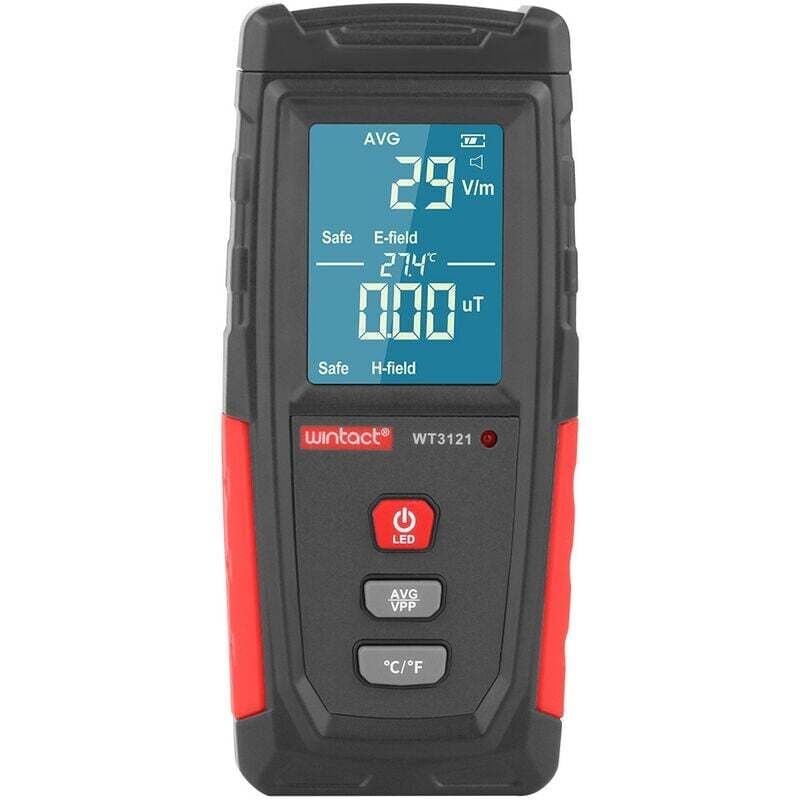 Shining House - Elektromagnetischer und magnetischer Strahlungsdetektor, LCD-EMF-Tester, Messgerät, Telefon, Computer, elektromagnetischer