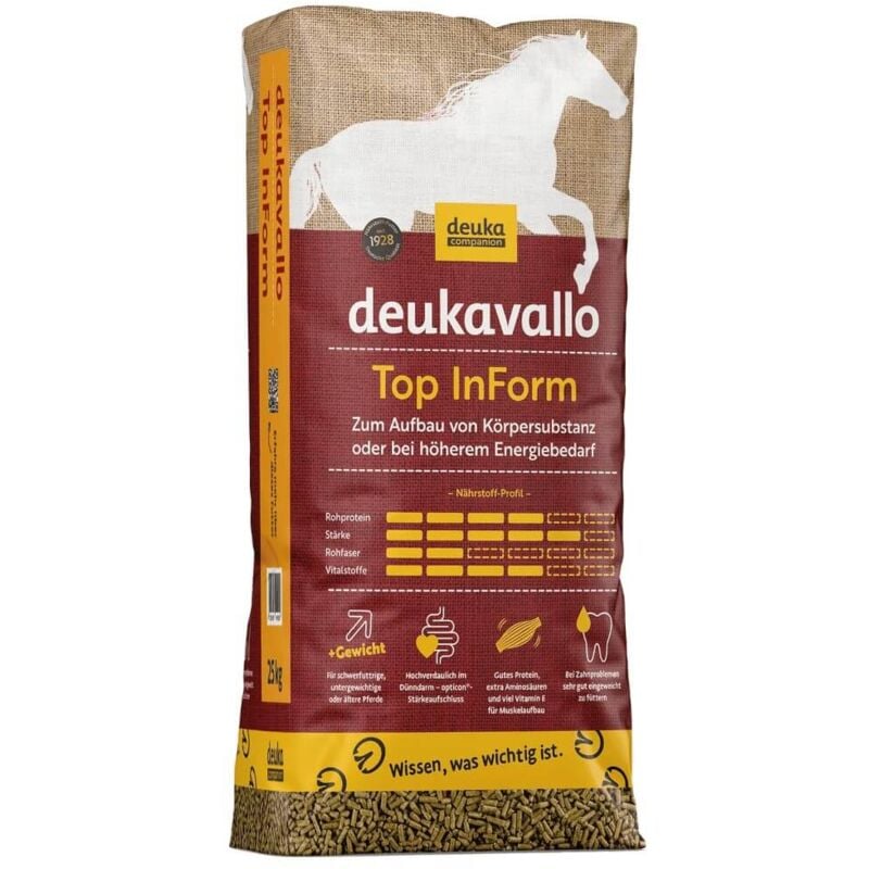 Vallo Top InForm 25 kg Pferdefutter Sportpferde u. ältere Pferde - Deuka