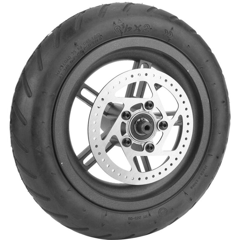 DEWIN Radreifen für Xiaomi Mijia M365 Elektroroller Hinterrad Ersatzrad mit Bremsscheibe