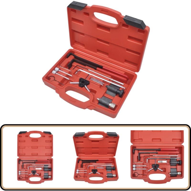 Vidaxl - Dieselmotor-Einstellwerkzeug-Set für vag 1.2, 1.4, 1.6, 1.9, 2.0 TDi - Dieselmotor-Werkzeug - Steuerzeiten-Werkzeug - VAG-Werkzeug