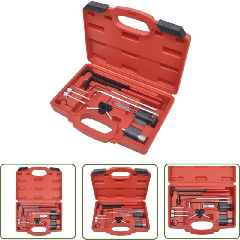 Dieselmotor-Einstellwerkzeug-Set für VAG 1.2, 1.4, 1.6, 1.9, 2.0 TDi - Dieselmotor-Werkzeug - Steuerzeiten-Werkzeug - VAG-Werkzeug