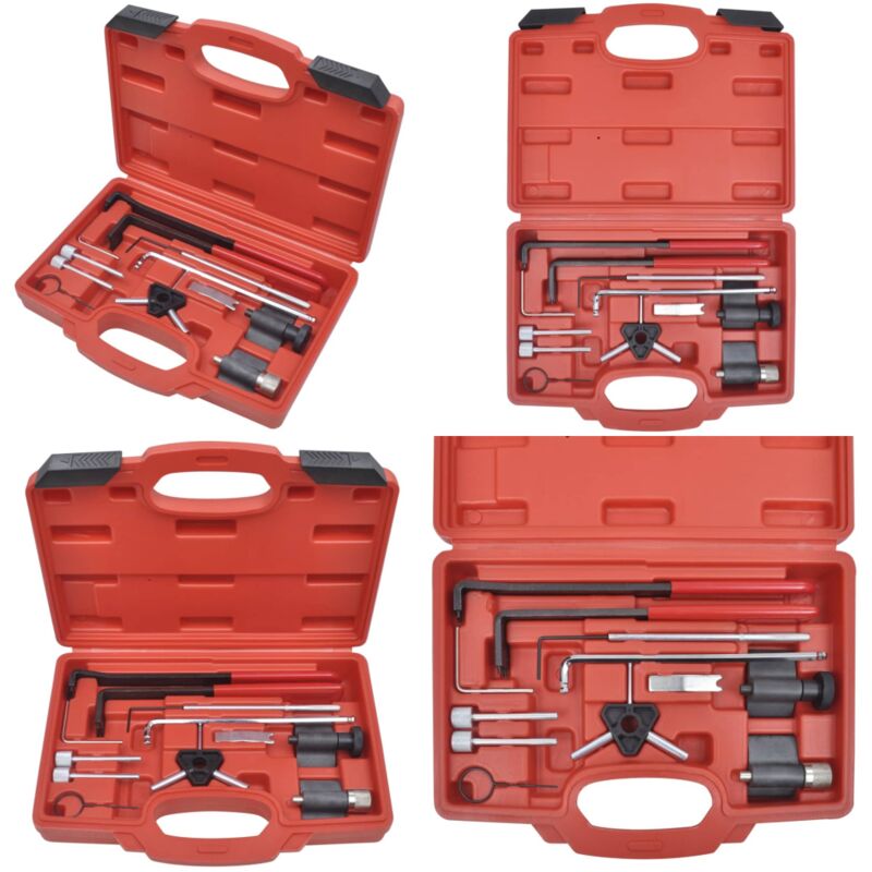 Vidaxl - Dieselmotor-Einstellwerkzeug-Set für vag 1.2, 1.4, 1.6, 1.9, 2.0 TDi - Dieselmotor-Werkzeug - Steuerzeiten-Werkzeug - VAG-Werkzeug