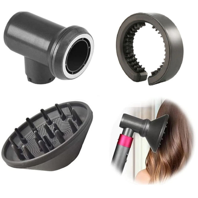 Diffusor und Adapter für Dyson Airwrap Styler für Airwrap Styler in Haartrockner-Kombination