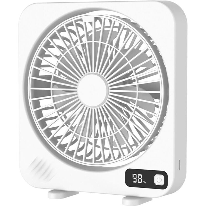 Digitalanzeige kleiner elektrischer Ventilator Zirkulation großer Wind Tischventilator Schlafsaal elektrischer Ventilator Büroschreibtisch